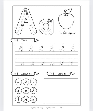Alphabet Tracing Workbook