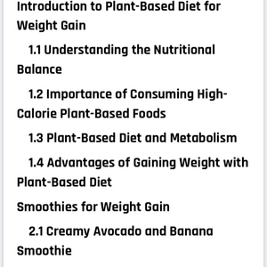 Hearty and Healthy: Plant Based Weight Gain Guide